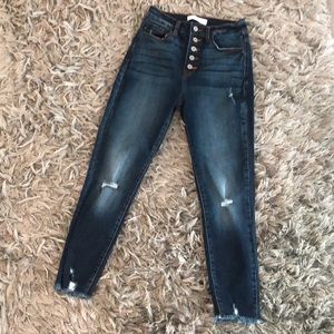 Hi rise Kan Can jeans. Never worn